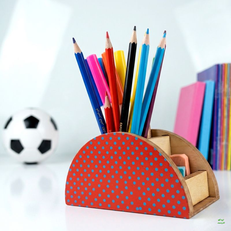 جامدادی چوبی رومیزی